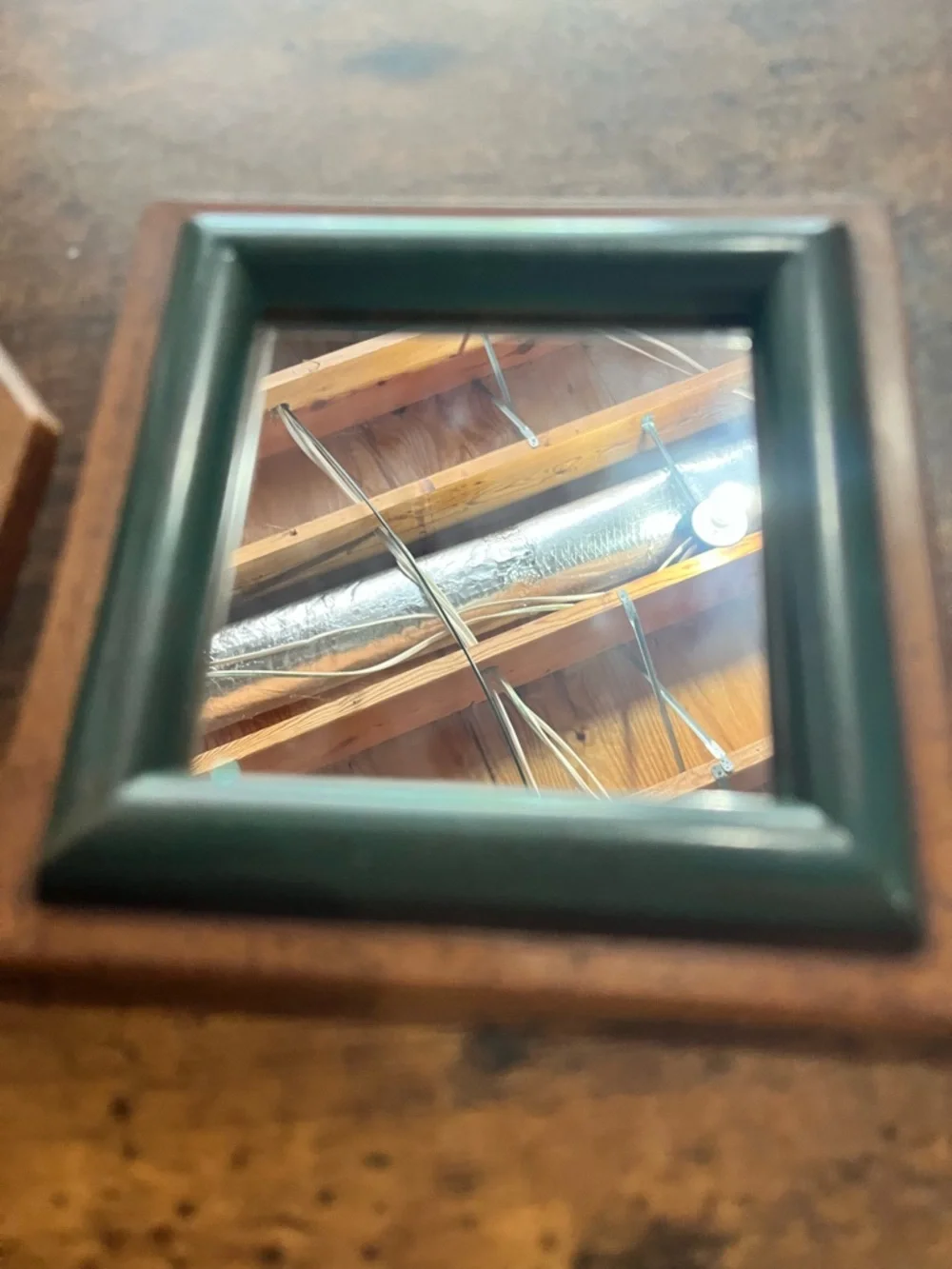 Vintage Homeco Green Accent Wall Mirrors - Set of 3